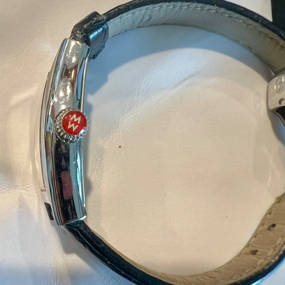 Michele Watch Silver Coquette